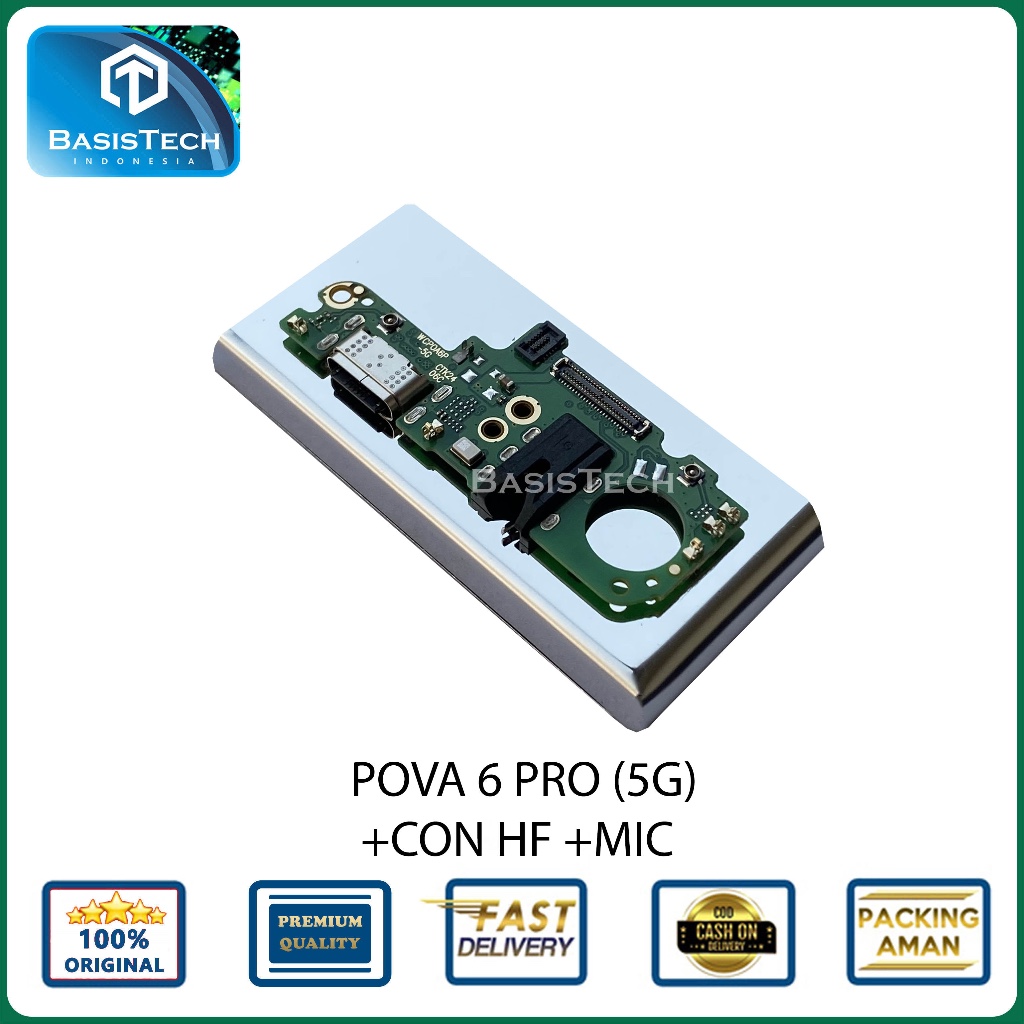 FLEXIBLE KONEKTOR PAPAN CAS TECNO POVA 6 PRO 5G ORIGINAL QUALITY