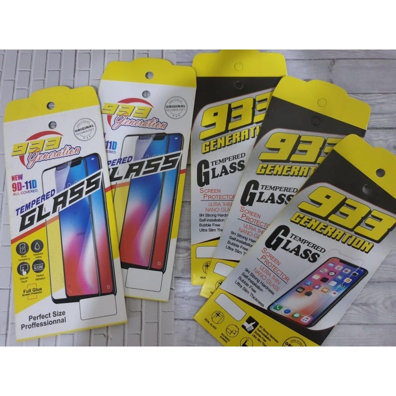 packingan tempered glass 933 9D-11D import/original