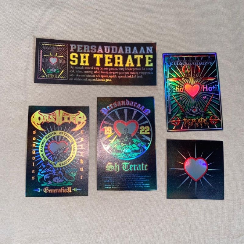 

(Kode-04) Stiker Hologram PSHT