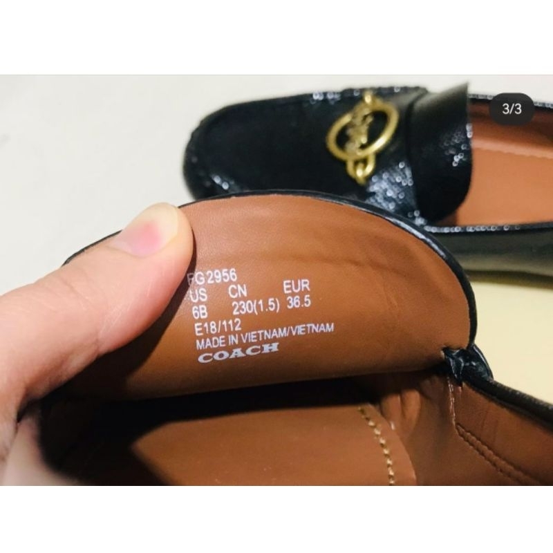Sepatu Coach wanita preloved