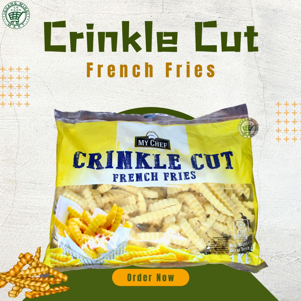 

Crinkle Cut French Fries Potatoes / Stik Kentang Goreng