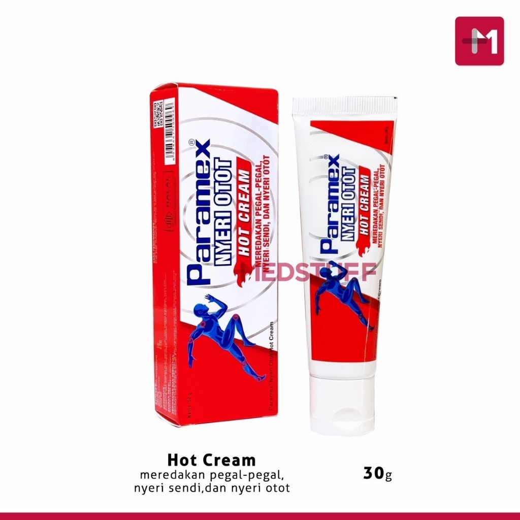 Paramex Nyeri Otot Hot Cream Pereda Nyeri Otot Pegal Krim Paramex Cream Meredakan Nyeri Sendi