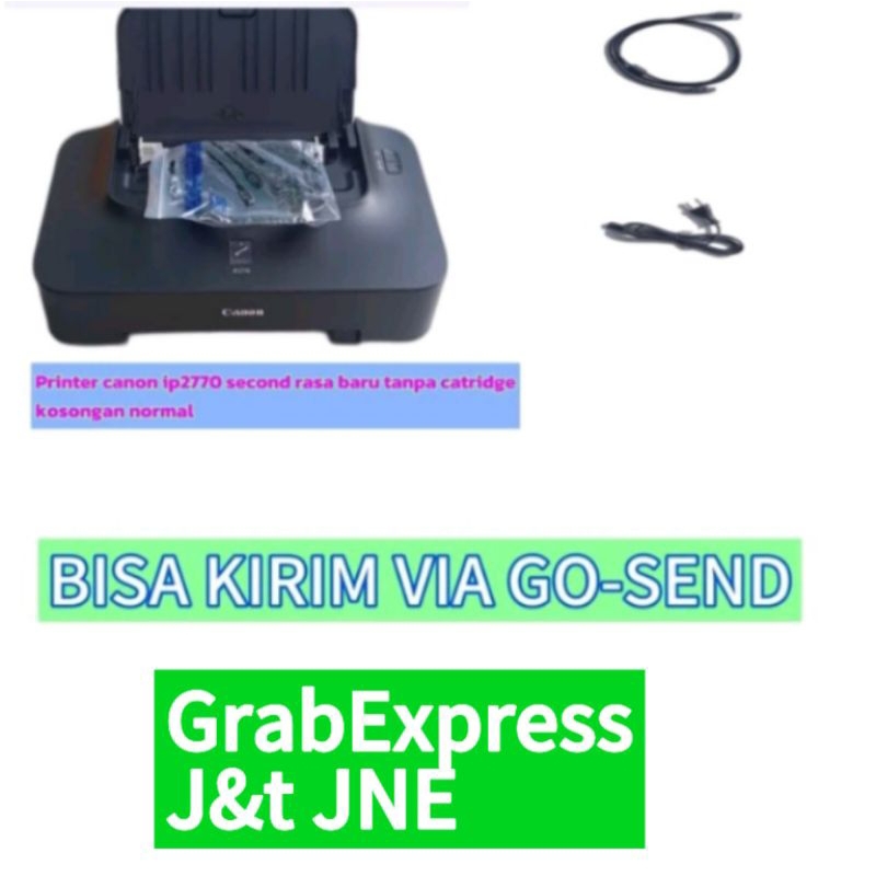 Printer Canon Normal ip2770 tanpa catridge kosongan second rasa baru mulus