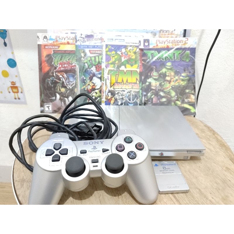 PS2 SLIM SILVER LIMITED EDITIOM