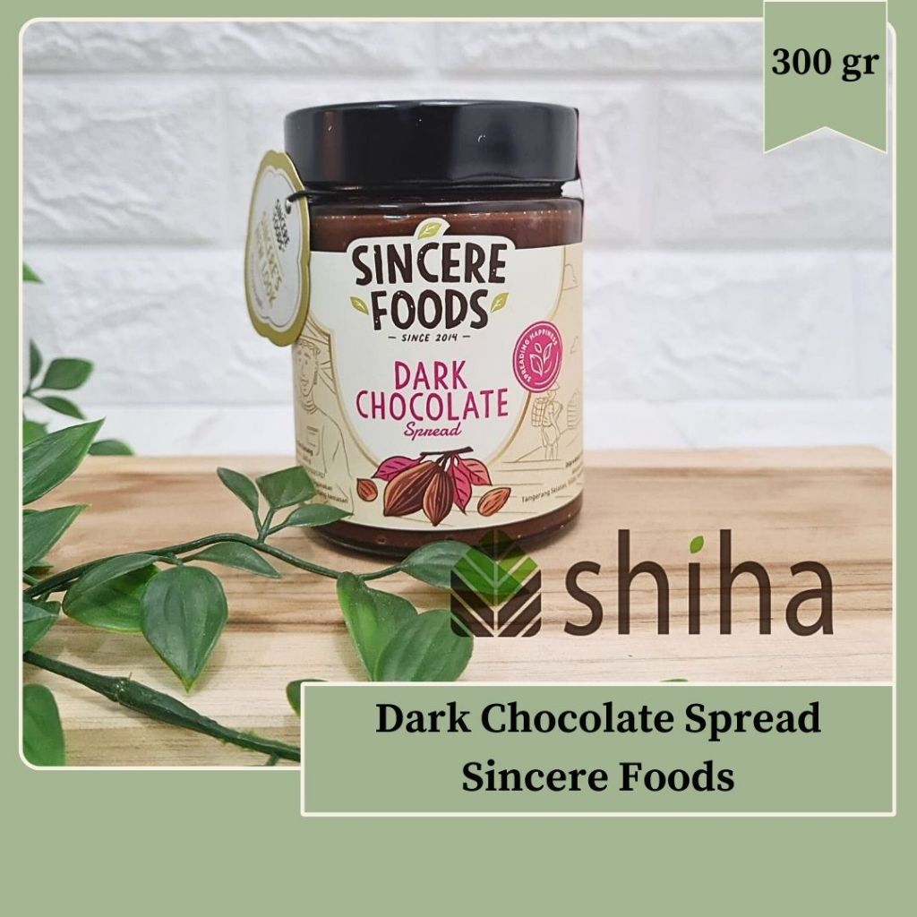 

Dark Chocolate Spread Almond Hazelnut Selai Cokelat 250gr Sincere Foods | Warung Shiha