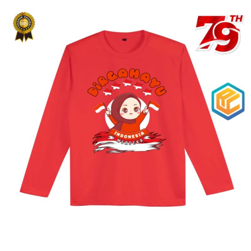 BAJU ANAK LENGAN PANJANG 17 AGUSTUS MERDEKA