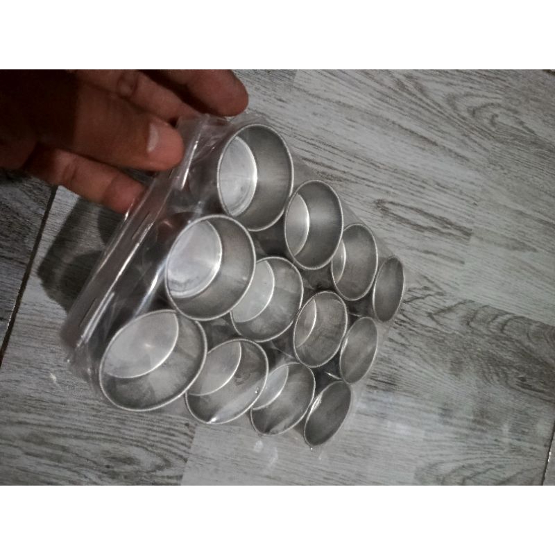 Cetakan tart / Cetakan kue tart mini isi 12pcs