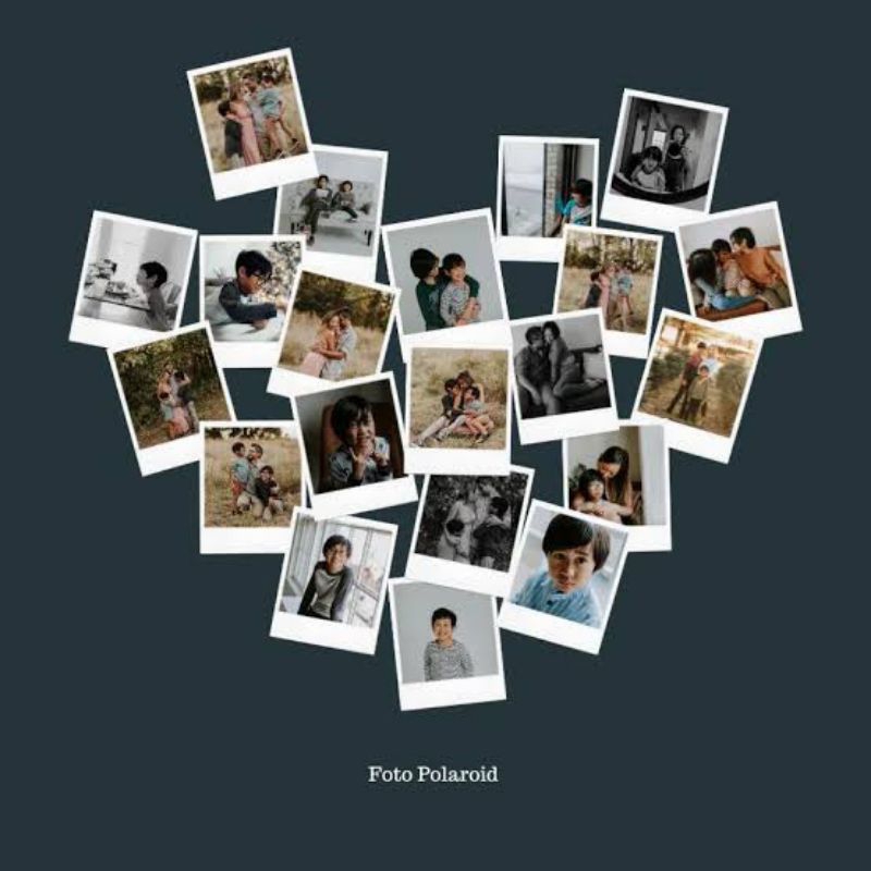 FRAME FOTO POLAROID UKURAN 20R