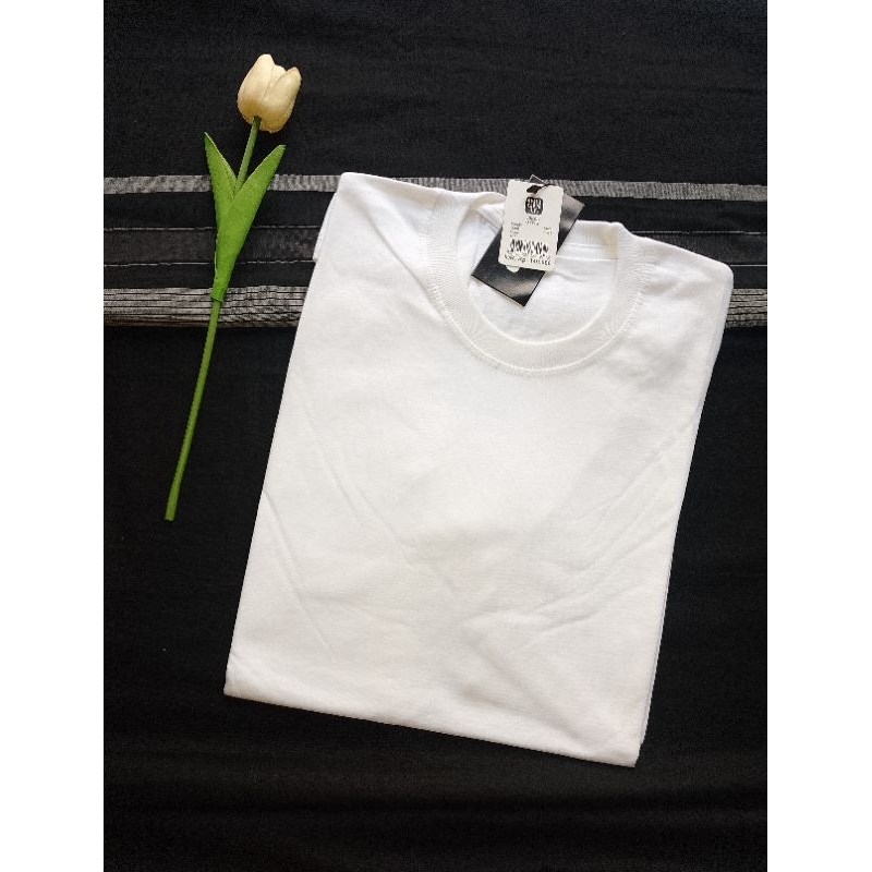 kaos distro polos putih