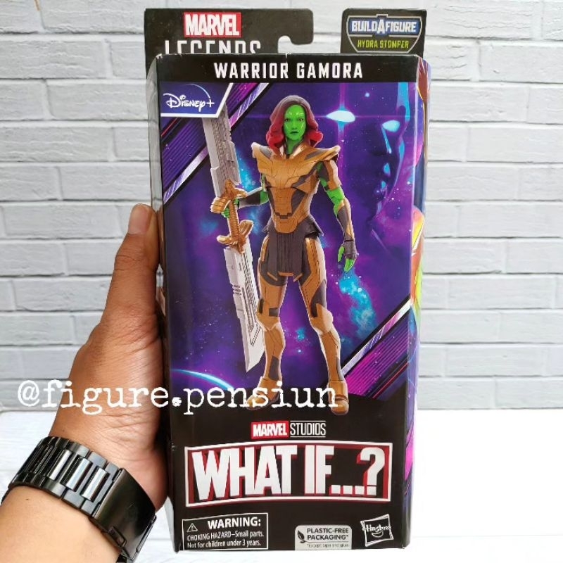 MARVEL LEGENDS SERIES DISNEY WHAT IF WARRIOR GAMORA HYDRA STOMPER ACTION FIGURE HASBRO.
