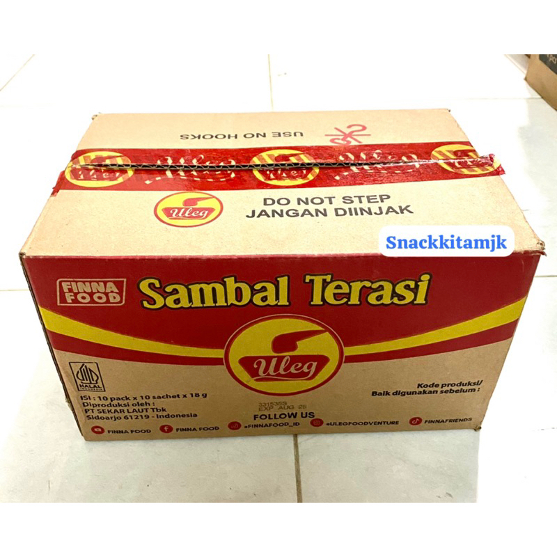 

CAUS SAMBAL TERASI FINA 1 DUS ISI 10PACK X 10 SASET