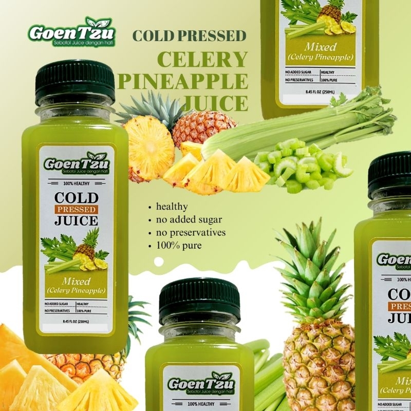 

Jus Seledri Nanas / Celery Pineapple Juice Cold Pressed