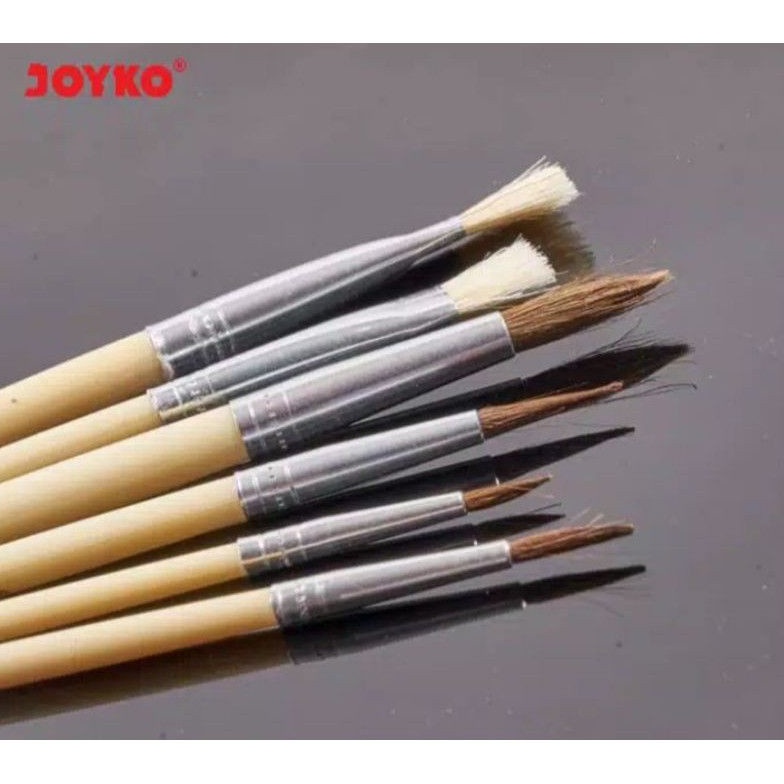 

PRAKTIS Kuas Set Joyko BR1 Brush Set Isi 6 Pcs