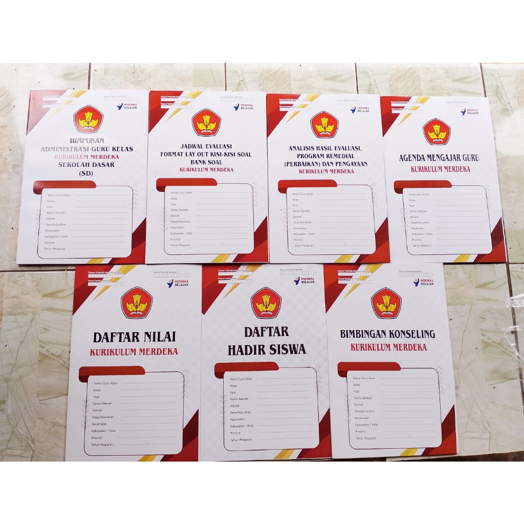 

BUKU HIMPUNAN ADMINISTRASI GURU KELAS KURIKULUM MERDEKA SEKOLAH DASAR (SD)