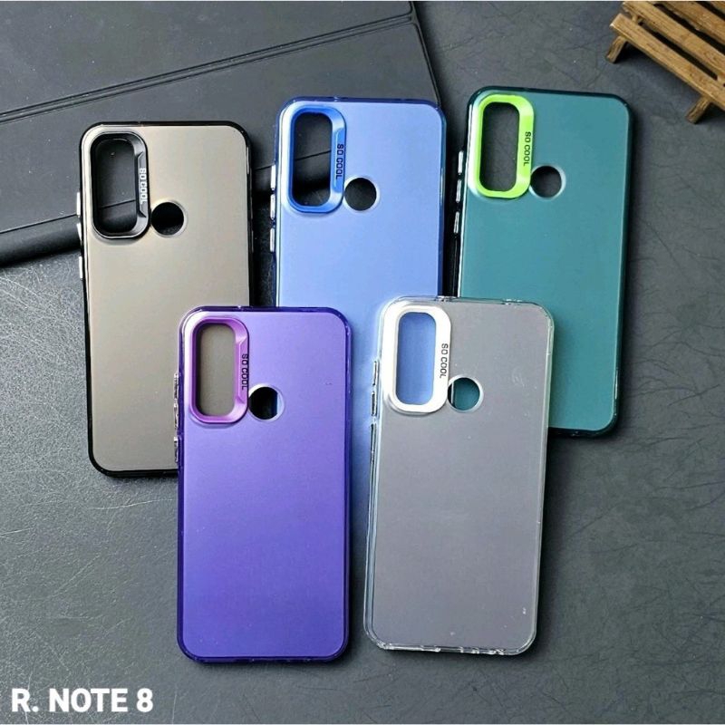 REDMI NOTE 8 CASE SOCOOL CASING IMD HYBRID PLATE HOLOGRAM REDMI NOTE 8
