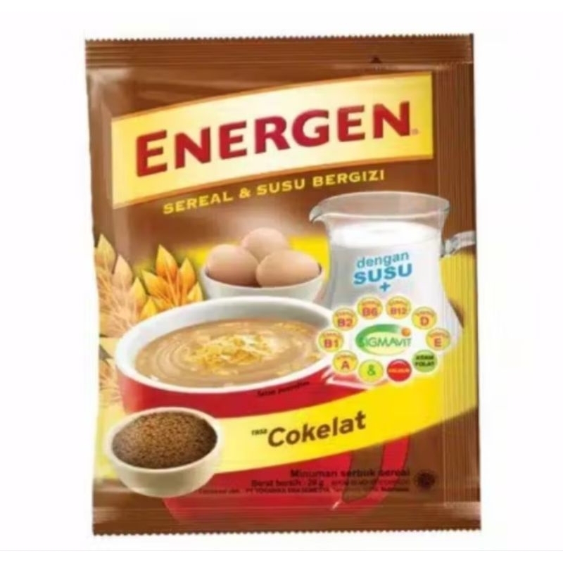 

Energen rasa cokelat 1 sachet