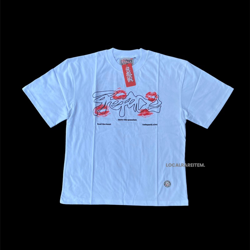 [ORIGINAL] TEE KISS OF SUMMER WHITE COLLABORATION WITH PREFACE (TELEPATI.CHE X PREFACE)