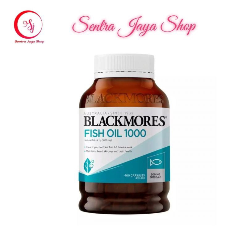 Blackmores Fish Oil 1000 mg 400 caps kapsul 1000mg