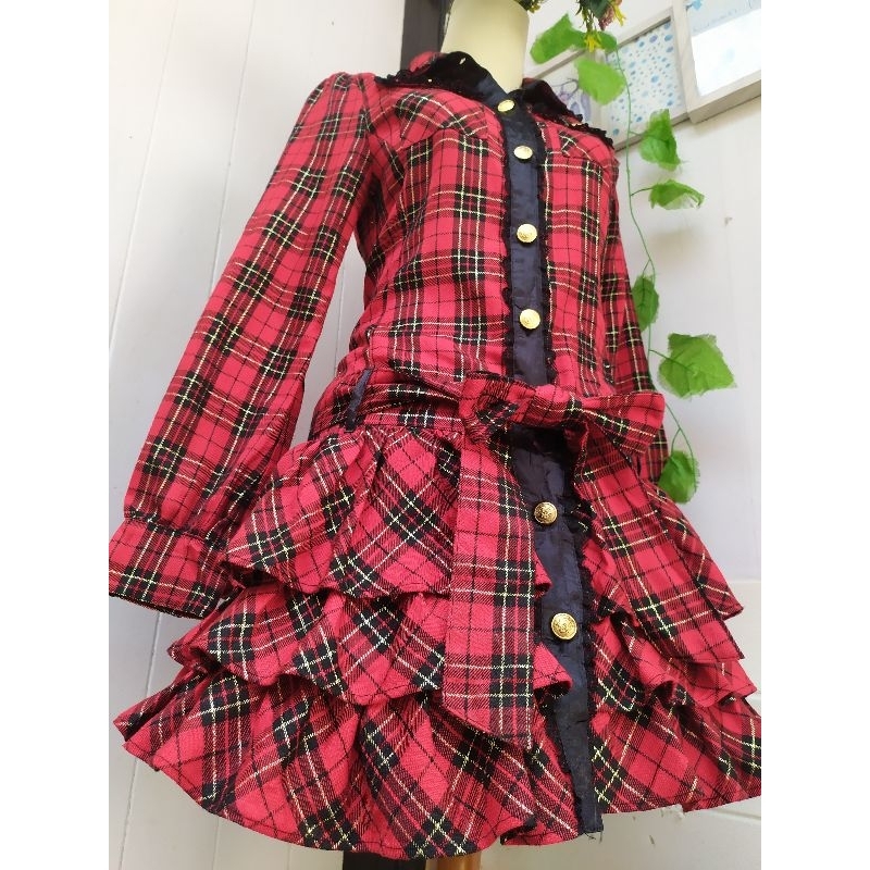 Tralala by lizlisa gothic punk red plaid