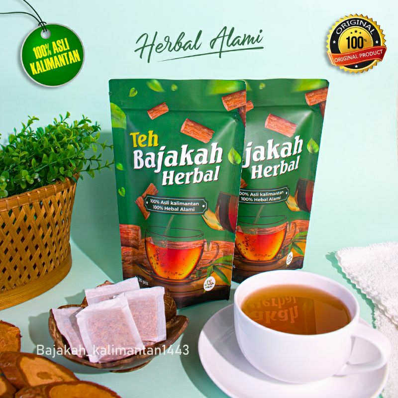 

TEH BAJAKAH HERBAL ASLI KALIMANTAN ISI 30PCS