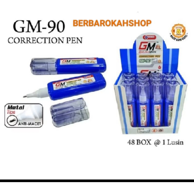 

Correction pen / tipe ex/ tip ex gajah mada tip x