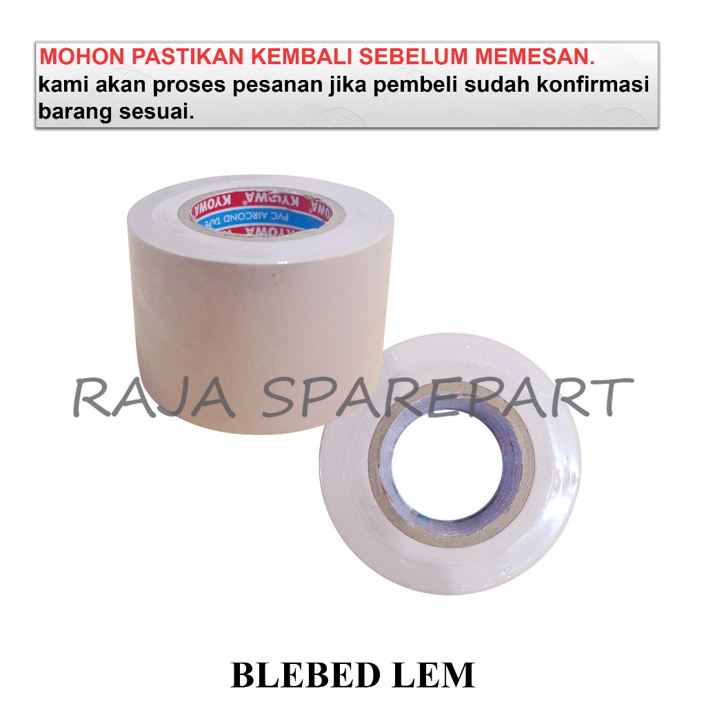 BL DUCT TAPE LEM/ BLEBED AC / ISOLASI PIPA AC/ PEMBUNGKUS PIPA AC LEM