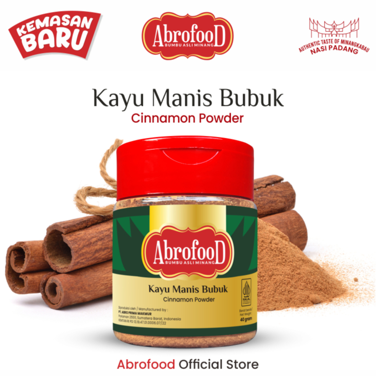 

Kayu Manis Bubuk Abrofood Botol 40g - Pcs