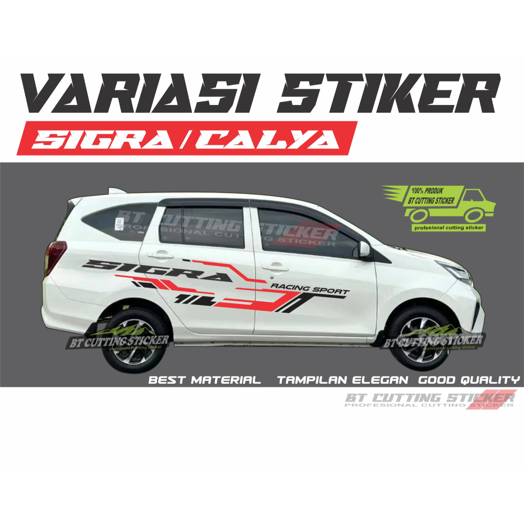 SGR1 stiker mobil sigra stiker striping sigra stiker sigra calya sticker mobil calya