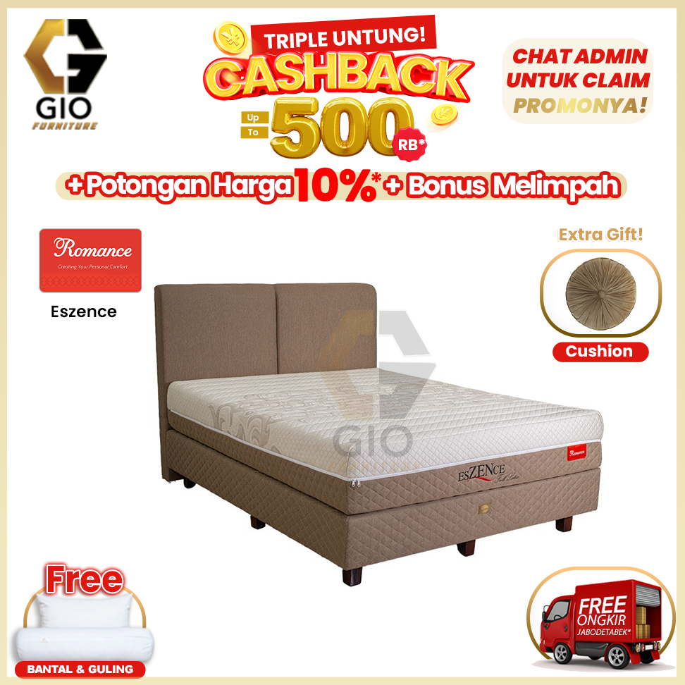 Kasur Romance Eszence / Romance Springbed Eszence (Fullset)