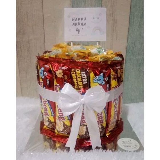 WARVI - SNACK TOWER H / snack cake / cake birthday / money roll
