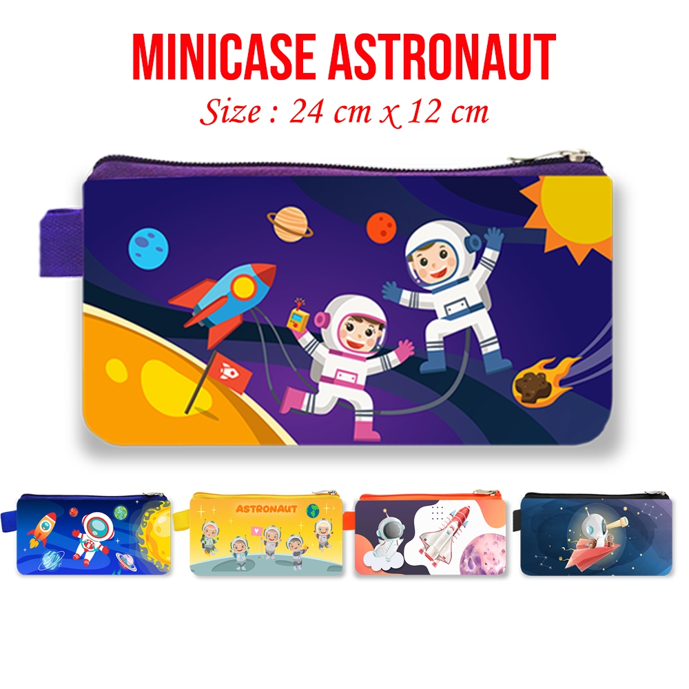 

Mini Case Astronaut Dompet Karakter Anak Astronot Dompet Suvenir Gift Pencil Case Tempat Pensil Karakter