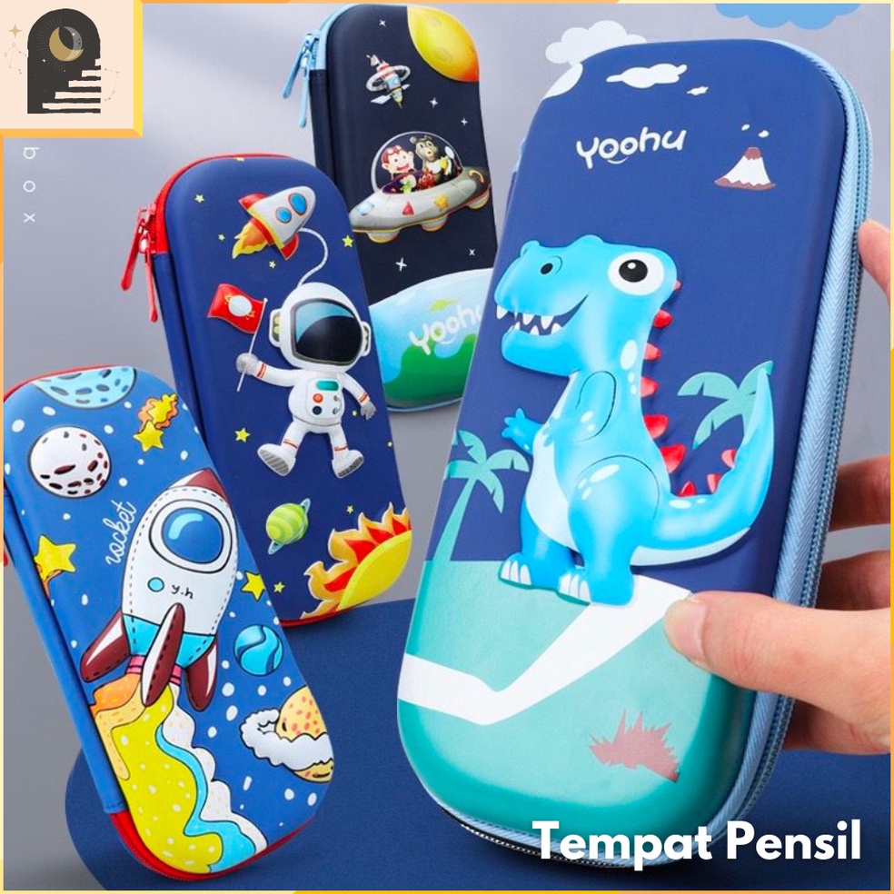 

KODE S33E Eitherid Tempat Pensil Kotak Pensil Gambar 3D Anak Bahan EVA Anti Air Aesthetic Lucu Tempat Pensil 3D Model Terbaru Kotak Alat Tulis