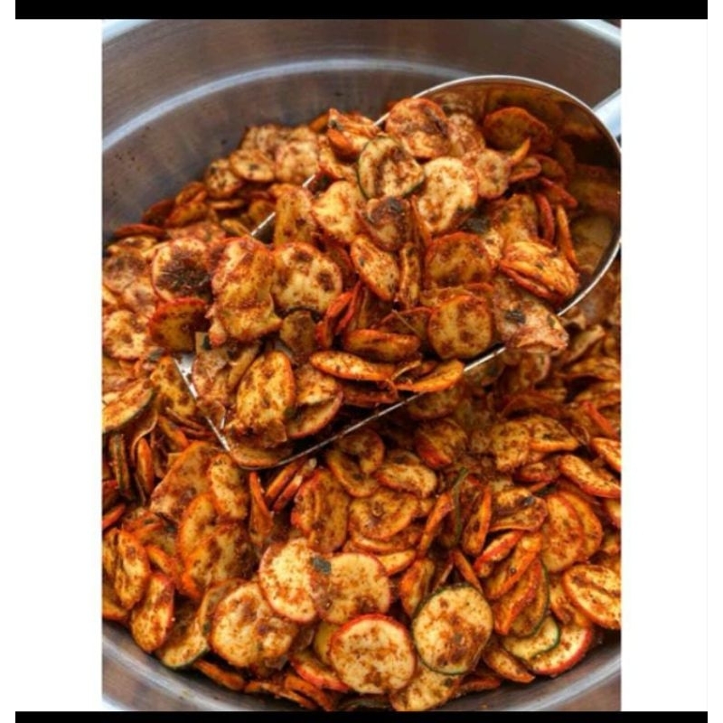 

KERUPUK SEBLAK PEDAS DAUN JERUK 100 gr