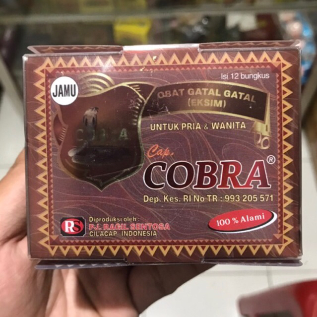 Cobra Gatal jamu original 100% original Kemasan Mika