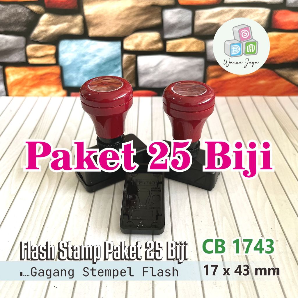 

Gagang Stempel Flash 1743 mm / Paket 25 Biji / STEMPEL FLASH HANYA GAGANG SAJA
