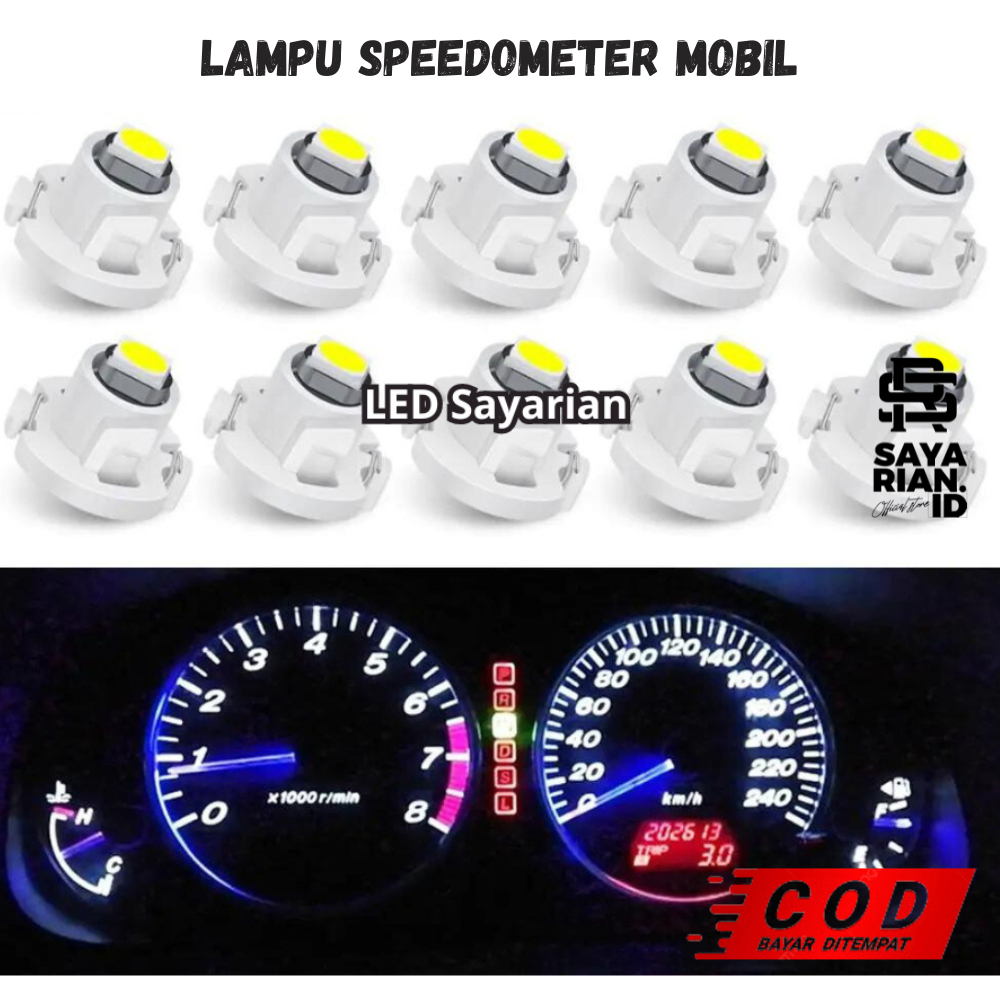 LAMPU LED AC MOBIL SPEEDOMETER T3 T4,2 T4,7 LED PANEL