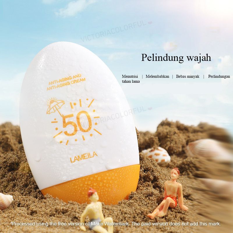 Lamei/SVMY~Sunblock Wajah dan Badan SPF 50 pa +++ SunScreen Block