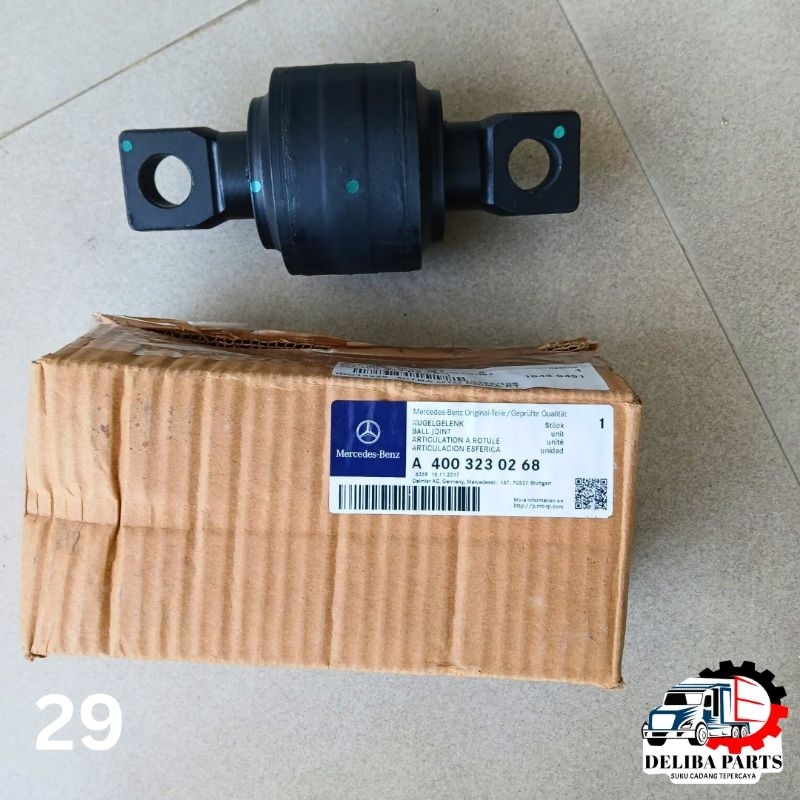 Ball joint, bushing ding-dong Mercy Axor 2523,2528, 4928T, 3340S P/N: A400.323.02.68