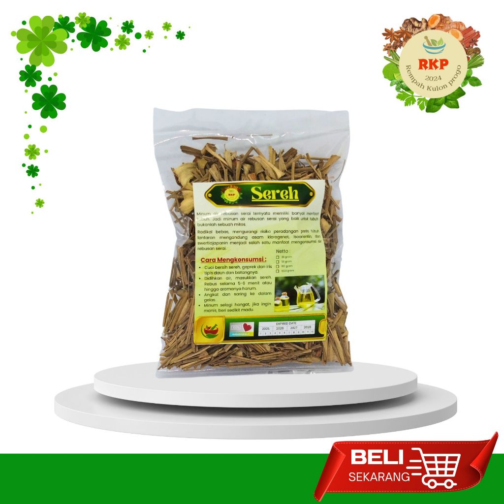 

Serai / Sereh rajang kering 50gram RKP