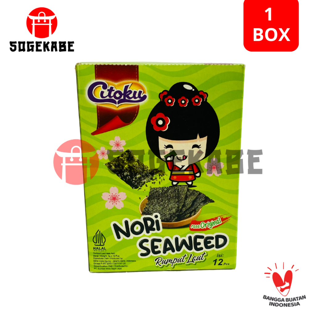 

Citoku Nori Sheet Original - 1 Box (12 Pcs)