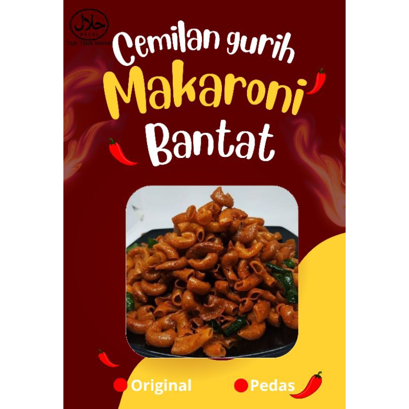 

Makaroni bantet 200 gram / Snack / Makanan ringan