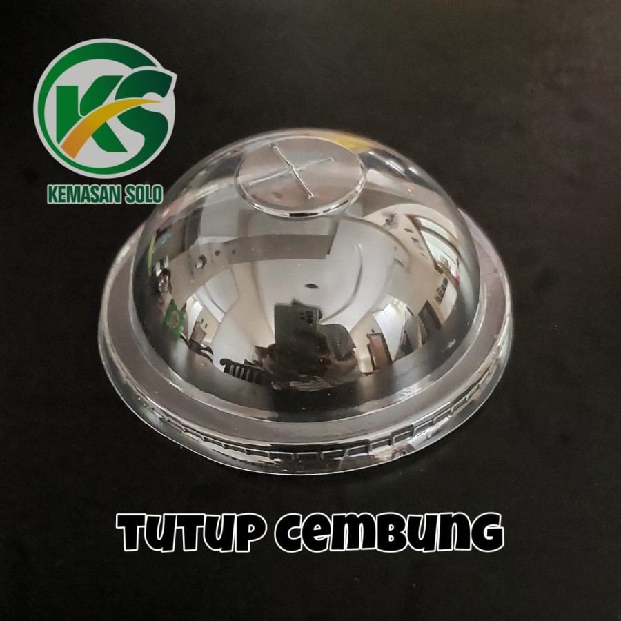 Tutup / Lid cembung DK cup gelas plastik Starindo 12 oz 14 oz 16 oz