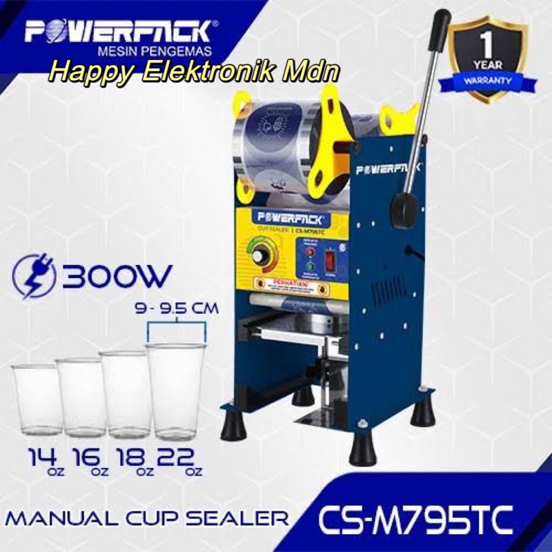 Power Pack Manual Cup Sealer Powerpack CS-M795TC Power Pack / Sealer Cup Power Pack CSM 795TC PowerP