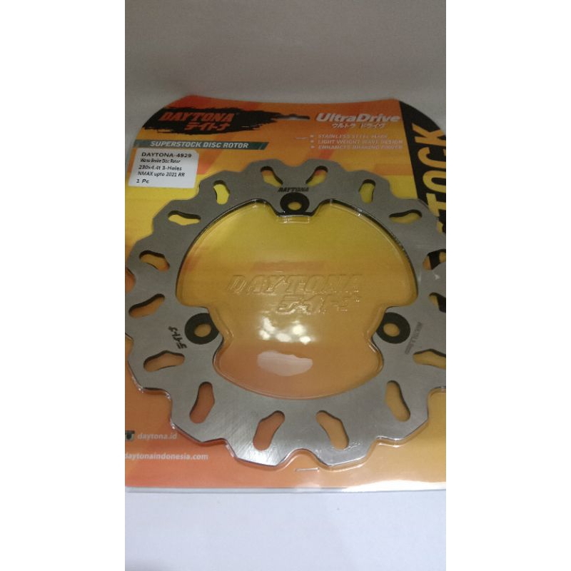 DISK PIRINGAN DPN BLK DAYTONA NMAX, VARIO 150, BEAT/GENIO