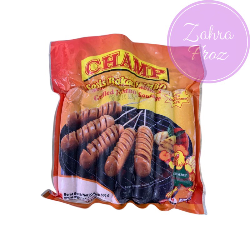 

CHAMP SOSIS BAKAR JUMBO 500 GR