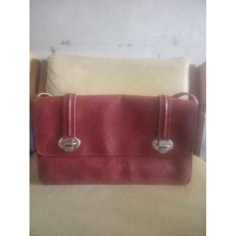 Tas kulit MANGO second