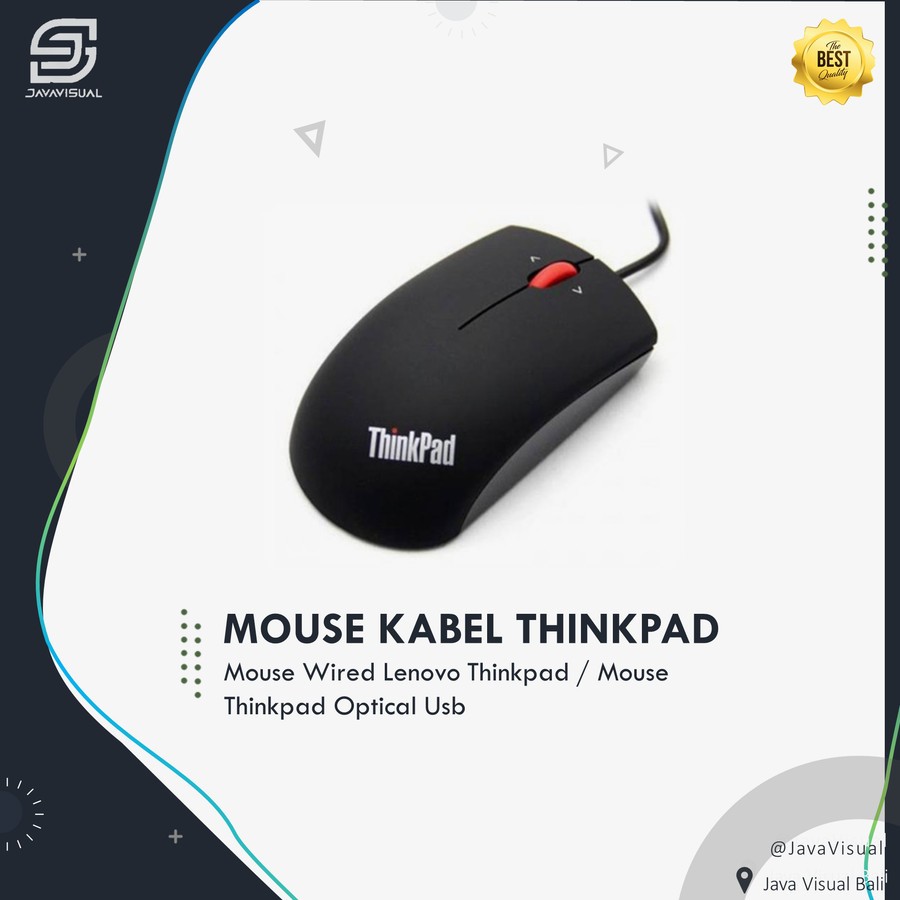 [JaVis] Mouse Wired Lenovo Thinkpad / Mouse Thinkpad Optical USB