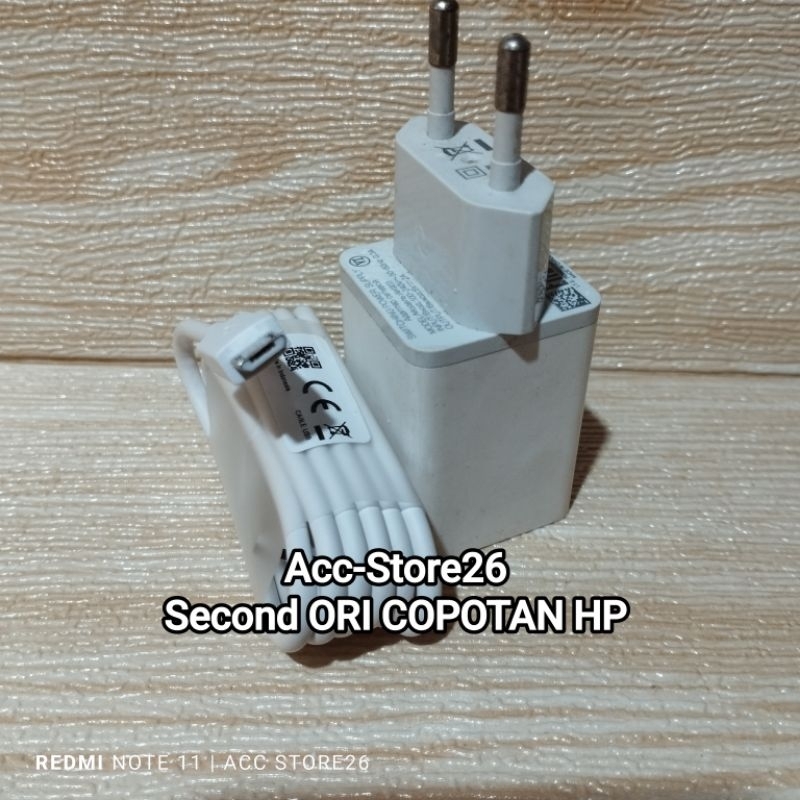 Charger/Ces ORI Oppo Copotan Bawaan Oppo F1S/A37/A3s/A5s/A12 Dll 5V 1Amper Type Micro USB