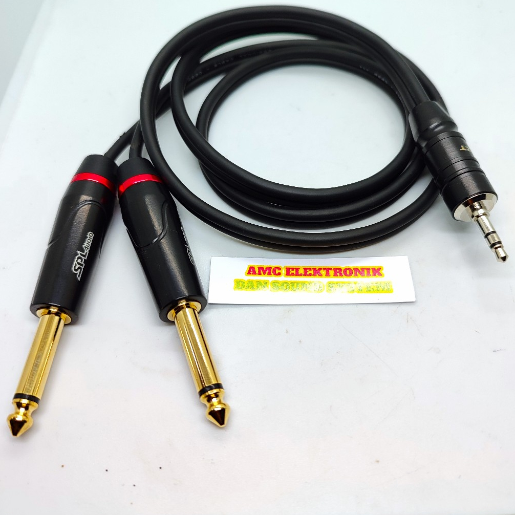 JACK INPUT HP JACK 3,5 KREZT TO DUAL JACK AKAI MONO SPL AUDIO GCD600