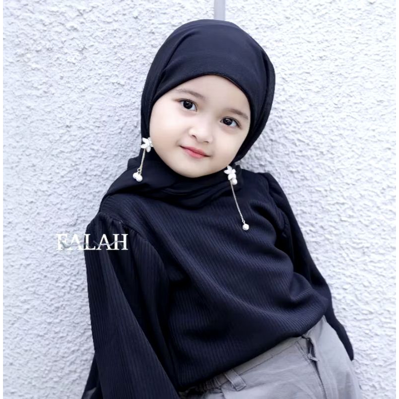 Pashmina Inner Ceruty Anak/Pashmina Instan/Pashmina Anak/pashmina Inner ceruty/Kerudung Anak/pashmin